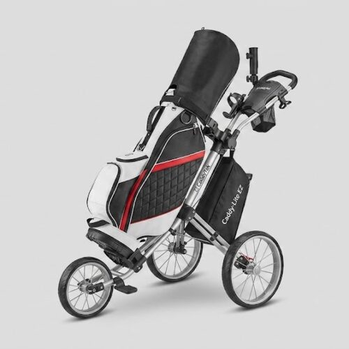CaddyTek EZ-Fold 3-Wheel Push Cart